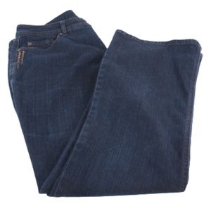 SUSAN GRAVER Jeans Size 14 Embellished 5 Pocket